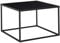 FineBuy Couchtisch 60x60x40 cm Metall Wohnzimmertisch Industrial Schwarz, Sofatisch Quadratisch, Loungetisch Kaffeetisch Stahl, Beistelltisch Quadratisch