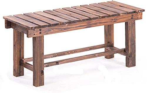 AMZOPDGS Panca da Giardino Panca da Parco Divano da Conversazione all'aperto, Panchine da Parco Panchine in Legno, Sedia da Esterno da Giardino Balcone Sedia Comoda, Pan