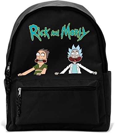 ABYSTYLE - Rick and MORTY Rucksack Rick & Jerry, Schwarz , 42 x 32 x 14 cm