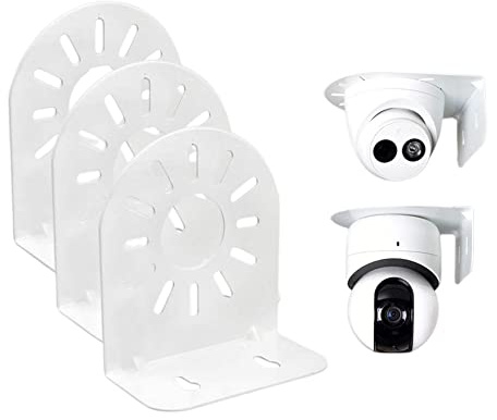 3-Pack Security Camera Mount Bracket, Wall Mount Bracket for Dome Cameras,Floating Wall Shelves,Small Wall Shelf for Security Cameras, Baby Monitors, Speakers