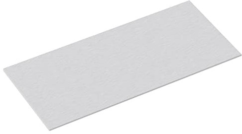 sourcing map Hoja de aluminio 6061, placa de aluminio rectangular de 300 mm x 150 mm, 4 mm de grosor, con película protectora
