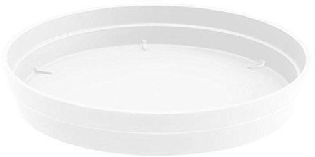 Soucoupe Ø 28 cm pour pot Ø 40 cm - Blanc - Eda