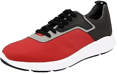 Prada Herren Rot Nylon Sneaker 4E3148 43 EU/UK 9