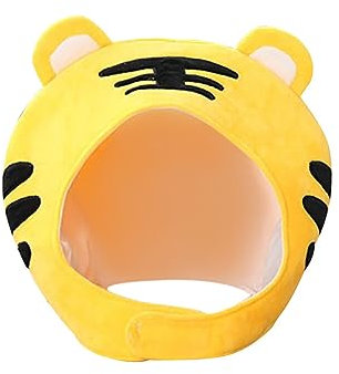 Lustige Tiermütze Warm Damen Niedlich lustig Tiger Plüsch Hut Halloween Tiger Plüsch Tier Ohr Hut Mütze Tier Cosplay Geburtstag Party,Weihnachten Geburtstag Geschenk für Festival Mädchen Erwachsene