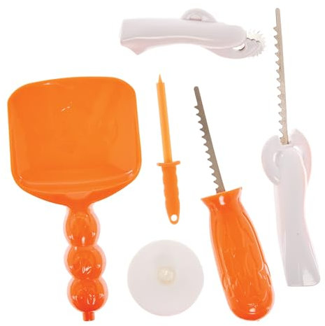 Baker Ross FX899 Kürbis-Schnitzset - 1 Set, Kürbis-Schnitz- und -Dekorationsset