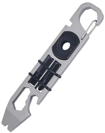 XUPHINX Multifunctional Tool Pocket Pry Bar with Wrench Ratchet Screwdriver Bottle Opener