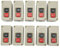 Interruptor De Motor Trifásico, 10 Piezas 380 V 30 A Interruptor De Motor Trifásico Interruptor De Botón De Presión De Encendido De Reinicio Automático De 2 Posiciones Para Cajas De Distribución, Comp