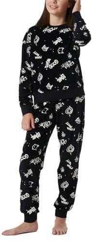 Schlafanzug Set Pyjama warme Qualitäten Frottee - Fleece - Sweat - Größe 140 bis 176