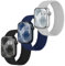 Raradev 3 Stück Geflochten Armband Kompatibel mit Apple Watch Armband 44mm 45mm 42mm, Elastisch Nylon Band Solo Loop Sport Armbänder für iWatch Series 9 8 7 6 5 4 3 2 1 SE, L 152MM