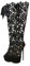 6,30 Pollici / 16 cm Stivali Alti al Ginocchio della Coscia delle Donne Sexy Tacco a Spillo Tacco Alto Nightclub Striptease Tacchi Alti Stivali della Piattaforma,Nero,42 EU