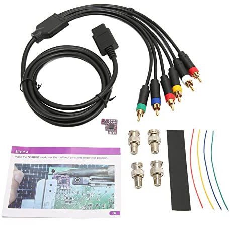 TOUISEDGI Für N64 RGB Modchip, Für N64 RGB Modchip Stabiles Klares Bild Einfache Installation Ersatz Für N64 NTSC-zu-RGB-Ausgabemodul