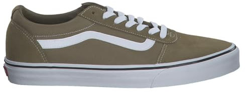 Vans Herren Ward Sneaker, Suede Canvas Olive White 45 EU