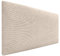 DHOME Kopfteil in unifarbenem Cord, hohe Qualität, modernes gepolstertes Kopfteil, Luxus-Bett, gepolstertes Schlafzimmer (Beige, 95 cm)