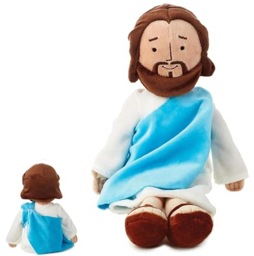 YuuFcy Jesus Plüschfigur, Jesus Puppe, 13inch Jesus Plush Toy, Klassischer Retter Jesus Gefüllte, Religious Party Favors Stuffed Doll, Plüschpuppe Religiöse Christliche Puppen Geschenkdekoration (B)