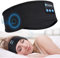 Bluetooth Sleep Mask, Soft Sleep Mask Headphones Wireless 5.0 Sleep Mask Blackout Sleep Headphone Headband Eye Mask for Sleeping Travel Nap Meditation(Black)