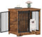 Hzuaneri Hundekäfig Möbel, 69 cm Hundebox, 2 Türen, Moderne Hundekäfig Indoor für kleine/mittlere/große Hunde, Beistelltisch, Hundebox für Zuhause 49 × 69 × 64,5 cm, Vintagebraun DFC84301B