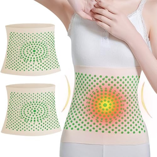 Znnhnn Damen Nierenwärmer, Selbstheizend Wermut Rückengurt, Rückenwärmer, Bauchwärmer, Wärmer Taillen Beschützer,Taille Unterstützung Beschützer Gürtel Band für Damen