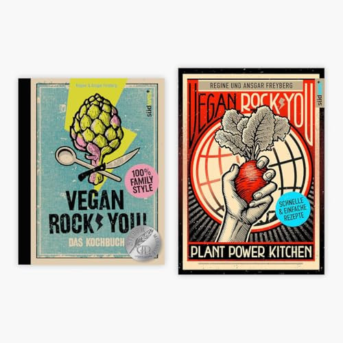 Vegan Rock You Band 1+2 plus 1 exklusives Postkartenset