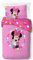 Jay Franco Disney Minnie Maus Rosa 100% Baumwolle Einzel-Bettwäsche-Set - Inklusive Kissenbezug 50 x 70 cm