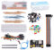 Electronic Components Kits Electronic Components Fun Kits Kuuleyn Electronics Component Kit Starter Fun Assortment With 830 Tie Points Breadboard For R3