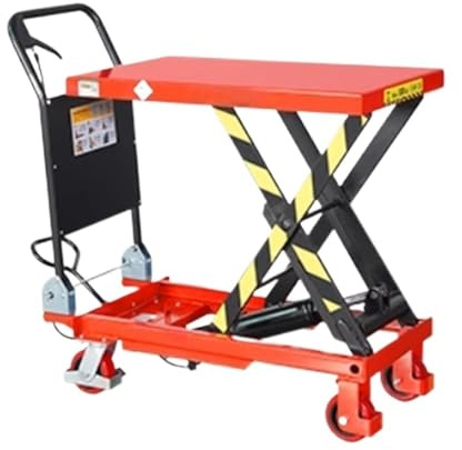 LJYKBFL Carrello elevatore Manuale, Carrello Mobile con Piattaforma elevatrice idraulica, Tavolo elevatore (Piccolo)