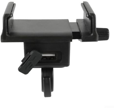 Bebykilemi Elektro-Fahrrad-Telefonhalterung, Ladegerät, Lenker-Handyhalterung, 2-in-1-USB-Ladegerät für E-Bike, Motorrad, ATV mit 2 A, 48 V Ausgang, kompatibel mit den meisten Smartphones