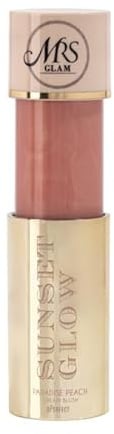 BPerfect x Mrs Glam – Sunset Glow Cream Blush – Paradise Peach – Soft Peach with Golden Reflects – 10ml