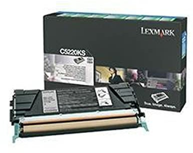 Lexmark C5220KS Toner Tonerkassette für Laserdrucker (Patrone, schwarz, laser, Lexmark C522, C524, C53 x)