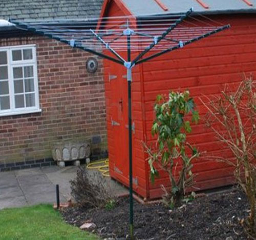 Sèche Deluxe 4Arm leicht 50m Wäschespinne Wäscheständer Wäsche Trockner