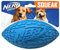 Nerf Dog Tire Squeak Fußball Outdoor Hundespielzeug, 15,2 cm, Hundefußball, Quietschspielzeug für mittelgroße und große Rassen, Blau