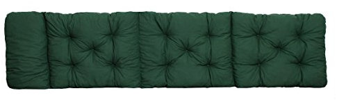 Ambientehome Deckchair Auflage für Liege, grün, ca 195 x 49 x 8 cm, Polsterauflage, Kissen