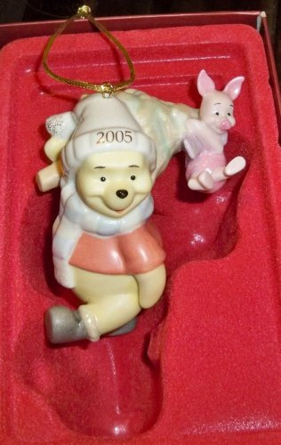 Un albero per Pooh e Maialino Winnie The Pooh 2005 Lenox Ornamento 1° in serie
