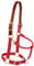 Weaver verstellbares Halfter aus Leder und Nylon mit Breakaway-Funktion, Größe L, Rot