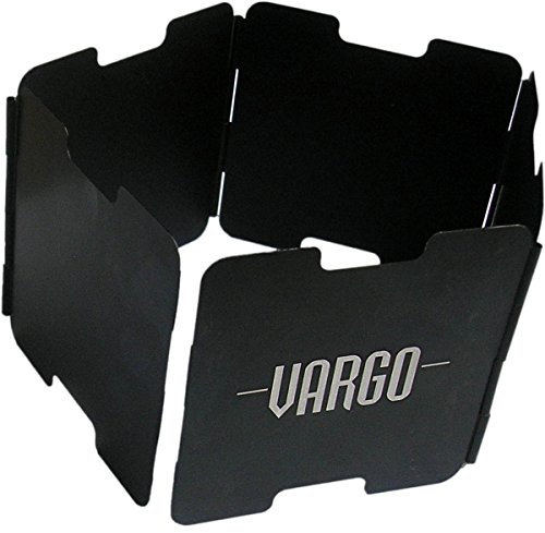 Vargo Aluminium Windschutz, Schwarz, 1644270