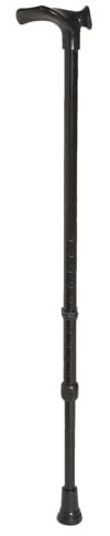Rebotec Handy anatomischer Gehstock, schwarz rechts