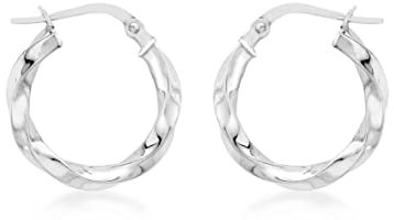 CARISSIMA Damen-Ohrringe 375 9 Karat (375) Weißgold