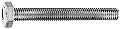 Connex Sechskantschrauben M6 x 80 mm, DIN 933, 1000 g, verzinkt, KL4080680