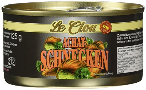 Dunekacke & Wilms Achat-Schnecken Circa 2 Dtzd. 200 g, 1er Pack (1 x 0.2 kg)