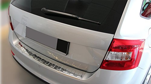 Recambo CT-LKS-2010 LADEKANTENSCHUTZ Edelstahl Chrom für SEAT Altea XL | Skoda Rapid SPACEBACK, Large