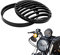 Alpha Rider Motorrad Scheinwerfergitter 5 3/4 Schwarz Aluminium Scheinwerfer Abdeckung, Motorrad Scheinwerfer Grill, Abdeckung Schutz Cover für Harley Sportster Roadster XL883 883 XL1200