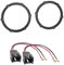 Lautsprecherringe LA-Aufnahme Adapterringe Ø 165 mm + Lautsprecheradapterkabel für Citroen C1 2005->2014 (Front) / Citroen C4 2005->2014 (Front-Heck) / Citroen C4 Cactus (Front)