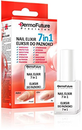 DERMOFUTURE NAIL Elixir 7 in 1 Nail Conditioner with Argan Oil Keratin 9 ml