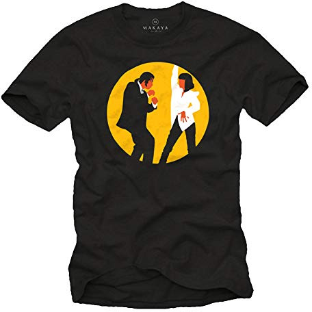 MAKAYA 80´s Vintage Mens T-Shirt - Vincent & Mia Pulp Dance