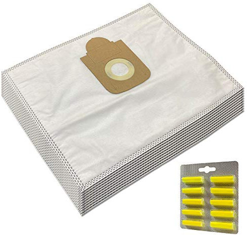 MohMus Set 10 Ambientadores + 10 Bolsas de aspiradora para Rowenta Compact Power RO 3953, RO 3953 EA