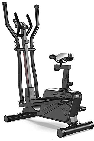 Home Gym Exercise Step Machine 16 Adjustable Resistance Levels Exercise Machines, Air Walker Compact Digital Monitor Display ，Elliptical Machine Cross Trainer Elliptical Cross Trainer