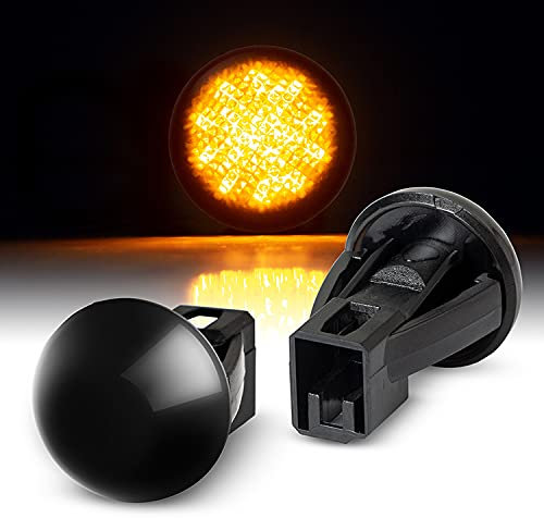 Recambo LED Seitenblinker passend für FIAT Multipla 1999-2004 | Seicento 1998-2009 | SCHWARZ