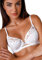 Lovable Reggiseno con Ferretto in Pizzo Riciclato e Tulle, Coppe Taglio a 3, Sostegno, Eleganza e Sensualità, Anniversary Lace Donna, Bianco, 38 / 5E