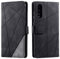 Vankii Kompatibel mit Samsung Galaxy A70 / A70S Hülle, Flip Wallet Handyhülle PU Leder Brieftasche Tasche Case Stoßfeste Schutzhülle [Kartenschlitzen] [Magnetverschluss] [Standfunktion] (Schwarz)