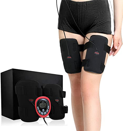 VEXIGO Cinture per Gambe anticellulite EMS, massaggiatore Elettrico per Muscoli, Cintura per Sauna Portatile, Riscaldamento brucia Grassi, Adatto per Uomini e Donne