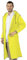PERLETTI Imperméable Homme Femme avec Capuche - Coupe Vent Garçon Fille Détails Réfléchissants - Poncho Pluie Dame Monsieur Coupe Vent - Veste Manteau Adulte Taille S M L Randonnées (Jaune Fluo, S)